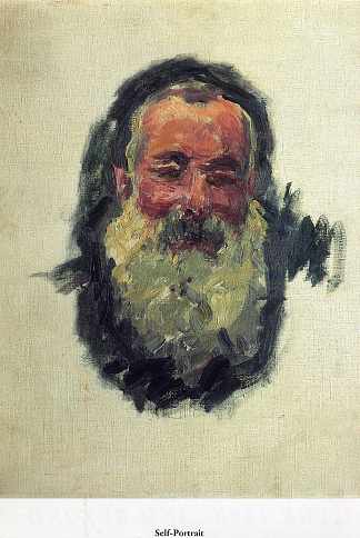 自画像 Self Portrait (1917)，克劳德·莫奈