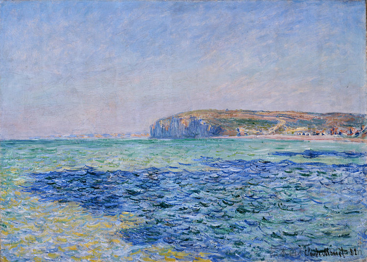 普维尔海上的阴影 Shadows on the Sea at Pourville (1882),克劳德·莫奈
