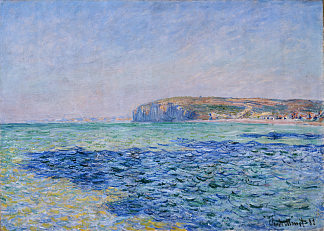 普维尔海上的阴影 Shadows on the Sea at Pourville (1882)，克劳德·莫奈