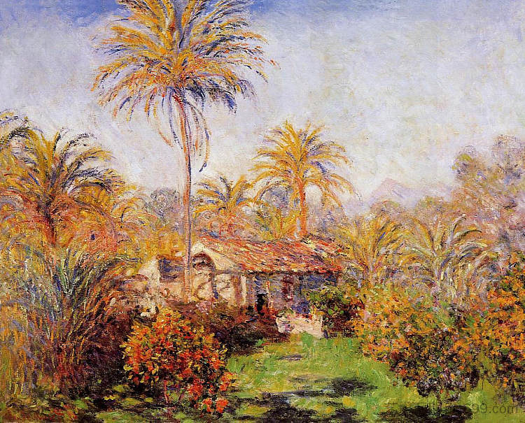 博尔迪盖拉的小乡村农场 Small Country Farm in Bordighera (1884),克劳德·莫奈