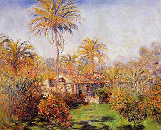 博尔迪盖拉的小乡村农场 Small Country Farm in Bordighera (1884)，克劳德·莫奈