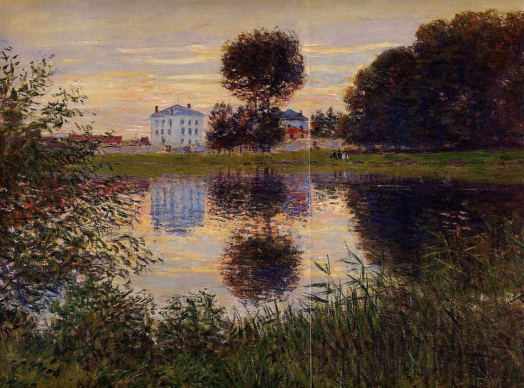 球形树,阿让特伊 The Ball Shaped Tree, Argenteuil (1876),克劳德·莫奈