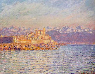 昂蒂布湾 The Bay of Antibes (1888)，克劳德·莫奈