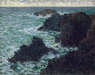 索瓦特海岸 The Cote Sauvate (1896)，克劳德·莫奈