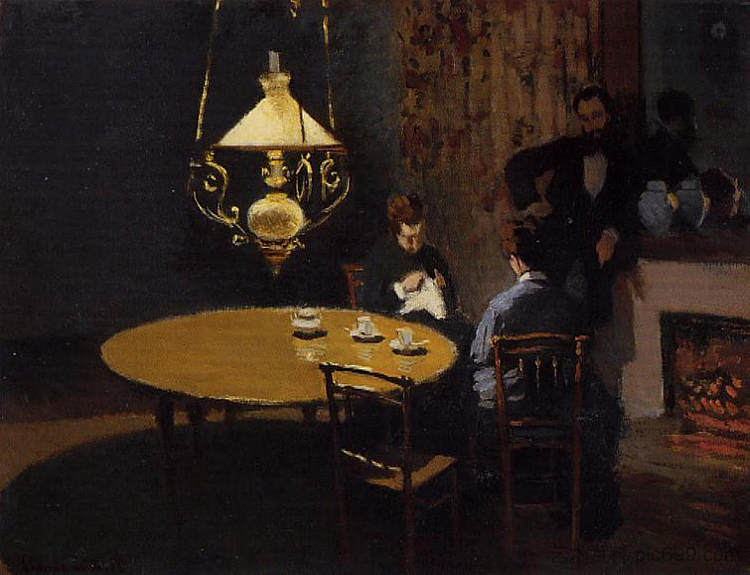 晚宴 The Dinner (1868 - 1869),克劳德·莫奈