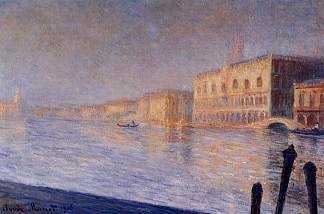 总督府 The Doges’ Palace (1908)，克劳德·莫奈