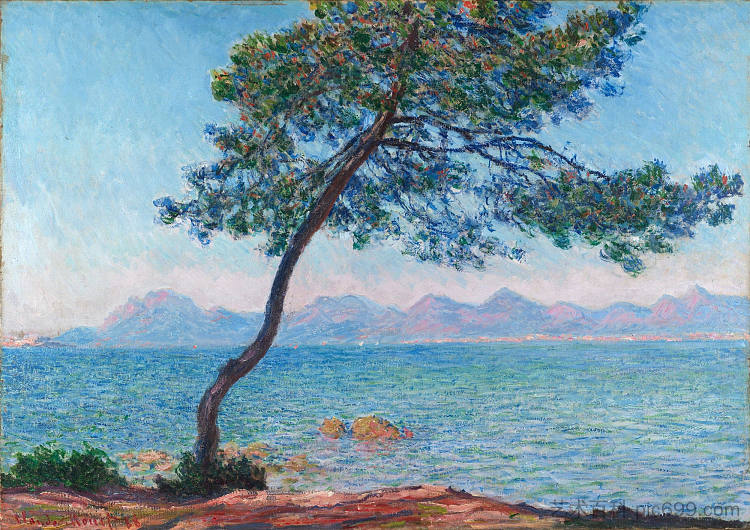 埃斯特尔山脉 The Esterel Mountains (1888)，克劳德·莫奈