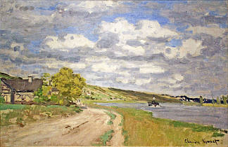 锡尼河口 The Estuary of the Siene (1868)，克劳德·莫奈