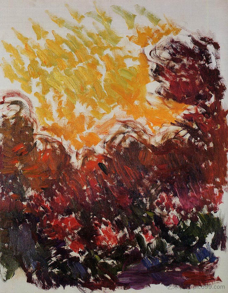 吉维尼花园 The Garden at Giverny (1922 - 1924),克劳德·莫奈
