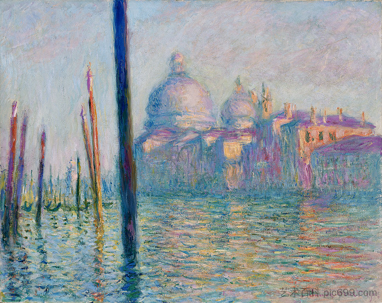 威尼斯的大运河 The Grand Canal in Venice 01 (1908),克劳德·莫奈