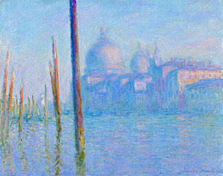 威尼斯大运河 The Grand Canal, Venice (1908)，克劳德·莫奈