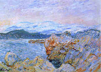 昂蒂布的胡安湾 The Gulf Juan at Antibes (1888)，克劳德·莫奈