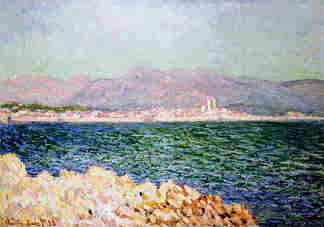 昂蒂布湾 The Gulf of Antibes (1888)，克劳德·莫奈