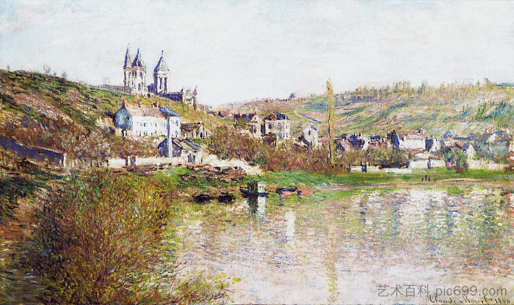 维特伊山 The Hills of Vetheuil (1880),克劳德·莫奈