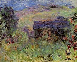 透过玫瑰看到的房子 The House Seen through the Roses (1925)，克劳德·莫奈