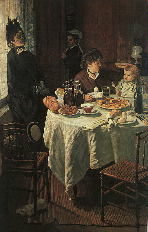 午宴 The Luncheon (1868),克劳德·莫奈