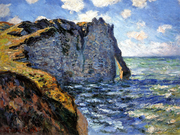 曼内波特酒店 The Manneport (1882),克劳德·莫奈
