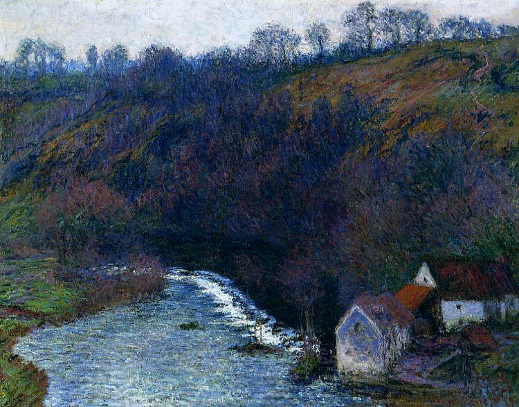 韦尔维的磨坊 The Mill at Vervy (1889),克劳德·莫奈
