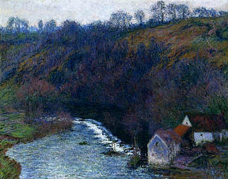 韦尔维的磨坊 The Mill at Vervy (1889)，克劳德·莫奈