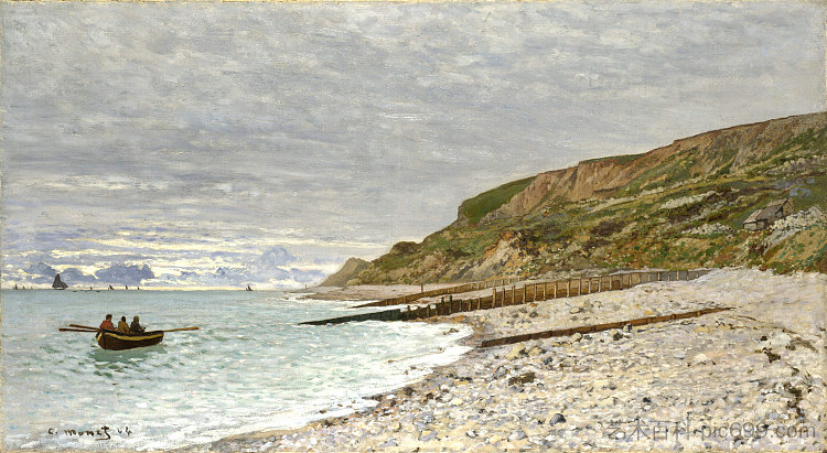 赫夫的角 The Pointe of Heve (1864),克劳德·莫奈