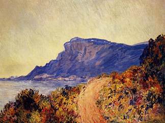 芒通附近的马丁角红路 The Red Road at Cap Martin, near Menton (1884)，克劳德·莫奈