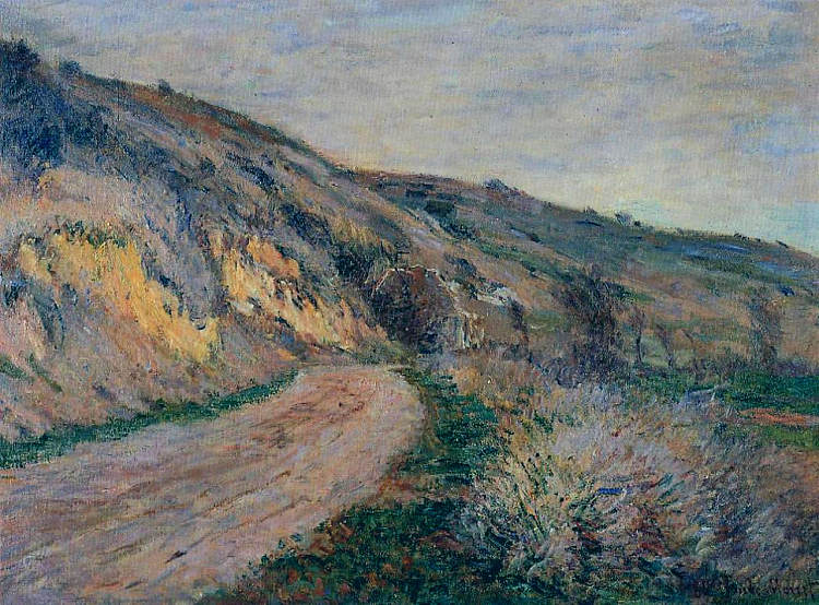 《通往吉维尼之路 The Road to Giverny 2 (1885)，克劳德·莫奈