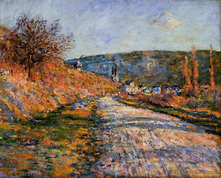 通往维特伊之路 The Road to Vetheuil (1880),克劳德·莫奈