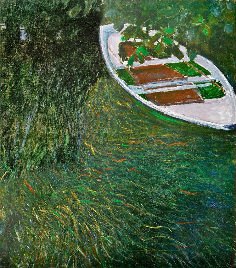 划艇 The Row Boat (1887),克劳德·莫奈