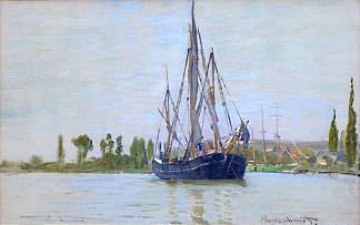 帆船 The Sailing Boat (1871)，克劳德·莫奈