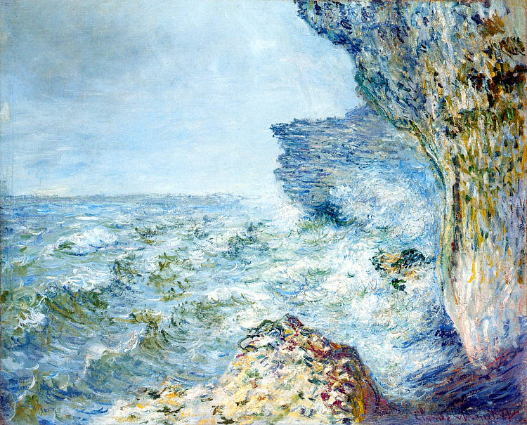 费坎普的大海 The Sea at Fecamp (1881),克劳德·莫奈
