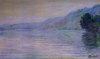 The Seine at Port-Villez, Blue Effect The Seine at Port-Villez, Blue Effect (1894)，克劳德·莫奈