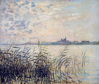 阿让特伊附近的塞纳河 The Seine near Argenteuil (1874)，克劳德·莫奈