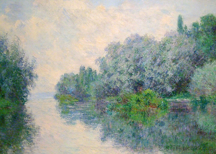 你们是他的近邻 The Seine near Giverny (1885),克劳德·莫奈