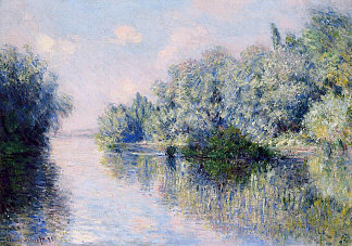 你们是他的近邻 The Seine near Giverny (1885)，克劳德·莫奈