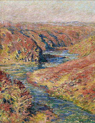 在Fresselines的Creuse山谷 The Valley of Creuse at Fresselines (1889)，克劳德·莫奈