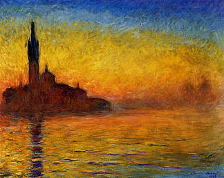 《暮光之城》,威尼斯 Twilight, Venice (1908)，克劳德·莫奈