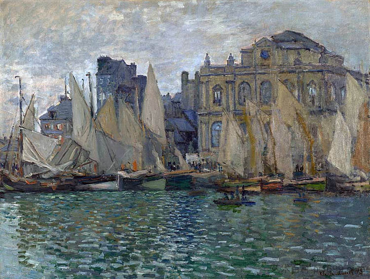 勒阿弗尔景观 View of Le Havre (1873),克劳德·莫奈