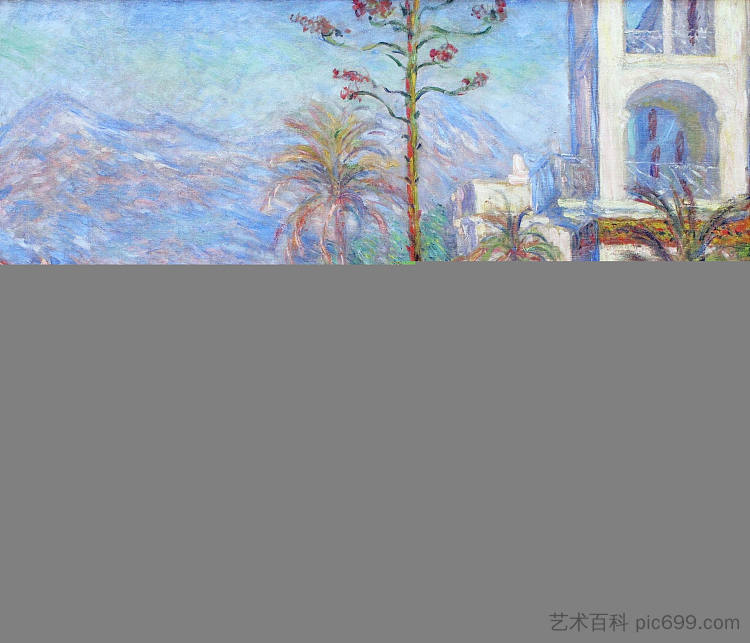博尔迪盖拉别墅 Villas at Bordighera (1884)，克劳德·莫奈