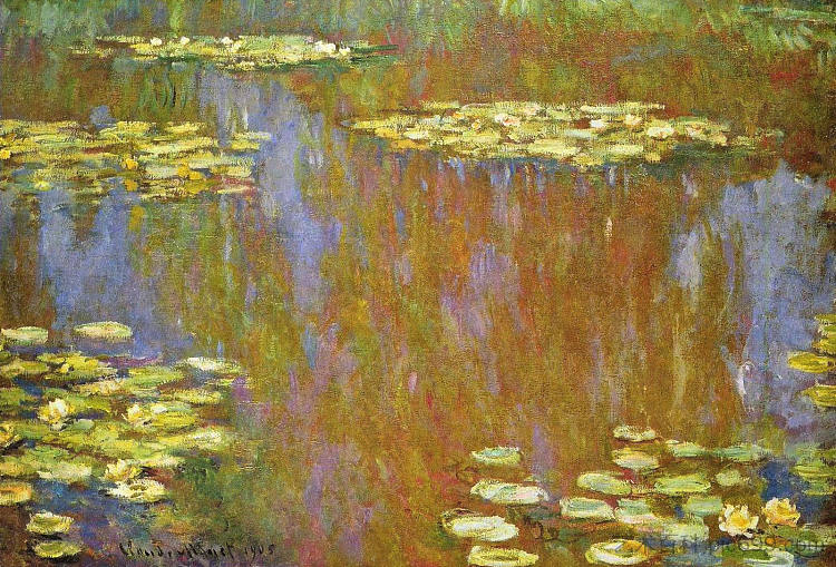 睡莲 Water Lilies (1905),克劳德·莫奈