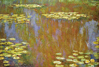 睡莲 Water Lilies (1905)，克劳德·莫奈