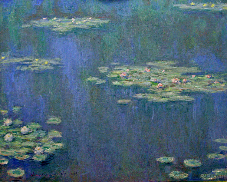 睡莲 Water Lilies (1905),克劳德·莫奈