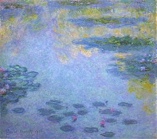 睡莲 Water Lilies (1906)，克劳德·莫奈