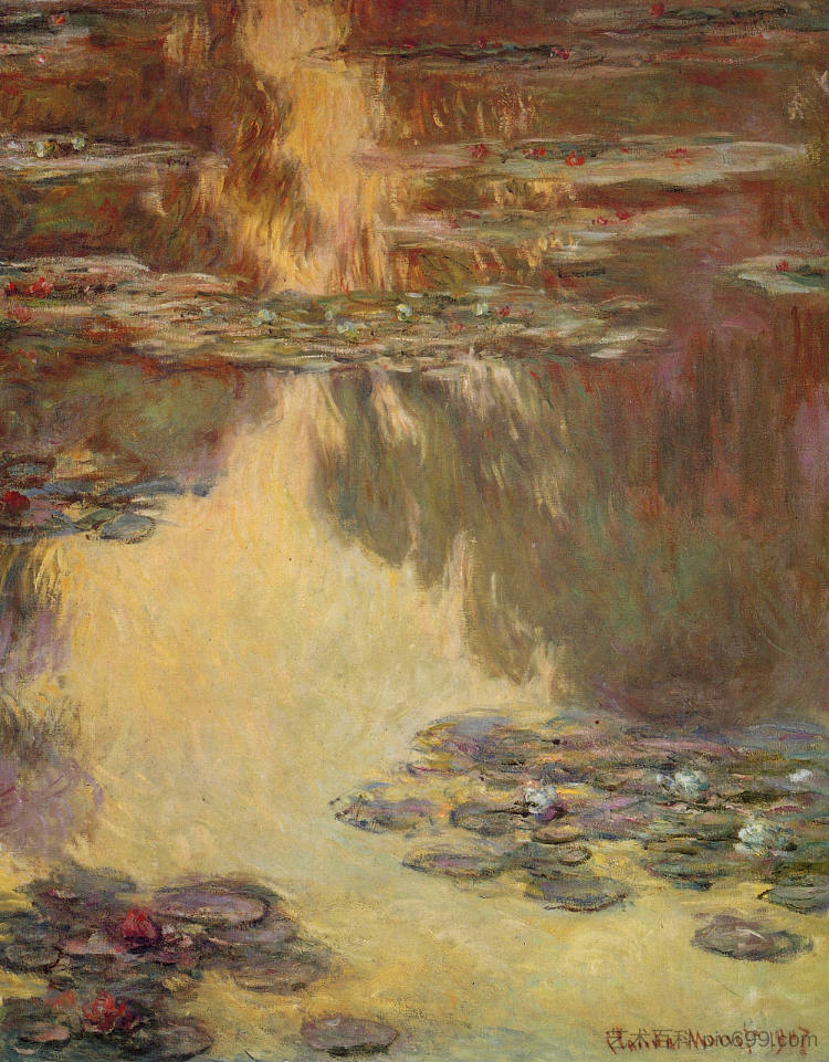 睡莲 Water Lilies (1907),克劳德·莫奈