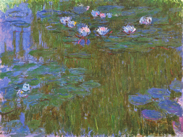 Water Lilies Water Lilies (1914 - 1917)，克劳德·莫奈