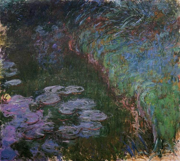 睡莲 Water Lilies (1914 - 1917)，克劳德·莫奈