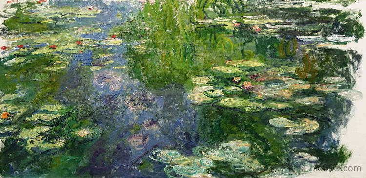 睡莲 Water Lilies (1917 - 1919),克劳德·莫奈