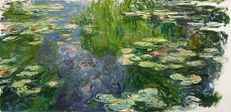 睡莲 Water Lilies (1917 – 1919)，克劳德·莫奈