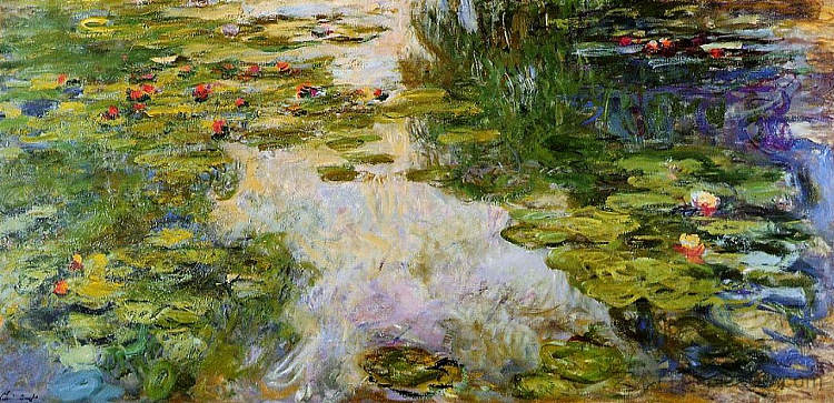 Water Lilies Water Lilies (1917 - 1919)，克劳德·莫奈