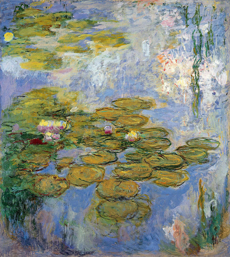 睡莲 Water Lilies (1916 - 1919)，克劳德·莫奈