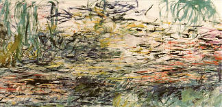 睡莲 Water Lilies (1917 – 1920)，克劳德·莫奈